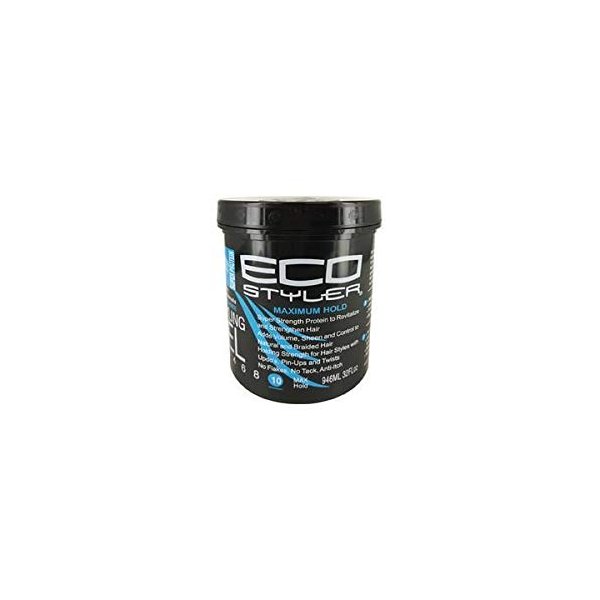 Eco Styling Gel Black Super Protein Black 001246 32oz
