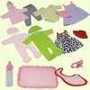 Baby Doll Clothes New Born Baby Doll Outfits for 14 15 and 16 inch Dolls Includes Doll Accessories Bottle, Pacifier, Blanket and Sets of Clothing