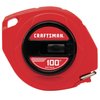 CRAFTSMAN 100-ft Tape Measure, Easy-Wind Steel Blade (CMHT34216)