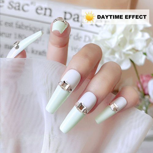 Fokostar Glow in the Dark Nail Gel Polish Translucent Color Changing, 0.5 fl oz Nail Art Neon Top Coat for Women