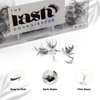 12D - D Curl 750 Fans Mixed Promade Fans Lash Extensions | TLC Lash Supplies 4D to 16D Premade Fans 7 mm to 16 mm Mixed Length Thin Base Premade Fans Eyelash Extensions (12D - D Curl, 11-12-13 mm)