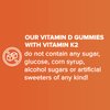 Sugar Free Vitamin D3 K2 Gummies - Vitamin D3 Gummies 5000 IU+K2 MK7 80 mcg, K2 D3 Vitamin Supplement Adults, Vitamin D K2 for Bones, Immune, Heart, Mood, Kosher, Halal, Gluten-Free, Non-GMO, 60 Count