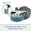 Professional Swivel Caster for Photography Light Stand Wheels Set(3 Pack),Durable Metal Constuction and Rubber Base, 25mm Moving Rolling Wheels Kit with Brake Compatible with Light Stand