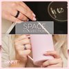 Rinfit Women Silicone Wedding Band - Rubber Wedding Rings for Women - Promise Rings for Her and Anniversary Rings - Space Collection - SetC, Size 10