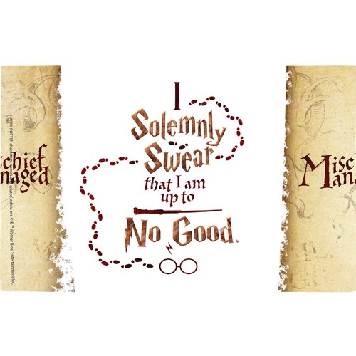 Tervis Made in USA Double Walled Harry Potter I Solemnly Swear Insulated Tumbler Cup Keeps Drinks Cold & Hot, 16oz, Classic