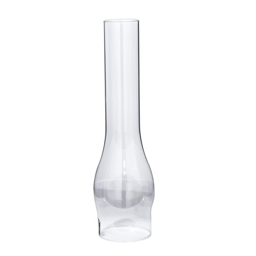 B&P Lamp® 3 Inch by 12 Inch Clear Glass Lamp Chimney to fit #2 Size Oil and Kerosene Style Burners for Vintage and Antique Style