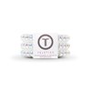 TELETIES - Spiral Hair Coils - Ponytail Holder Hair Ties for Women - Phone Cord Hair Ties - Strong Grip, No Rip, Water Resistant, No Crease Hair Tie Coils - 3 pack (Small, Peppermint)