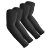 Aegend 2 Pairs Sun Protection Cooling Arm Sleeves - Tattoo Cover Up - Sun Sleeves for Men & Women for Cycling, Running, Basketball, Football, Golf, Volleyball, Driving, Black 2 Pairs
