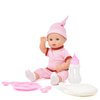Gift Boutique Realistic Baby Doll with Clothes & Accessories for Girls & Boys, 12 Inch Newborn Baby Doll with Pink Change of Clothes Diaper Baby Bottle Feeding & Caring Set for Toddlers & Kids Age 3-6