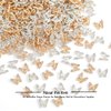 TemBelle Nail Charms, 50 Pcs Butterfly Nail Charms 3D Butterflies Shape Charms for Nails Gems, Nail Art Decorations Supplies (25Pcs Gold, 25Pcs Silver)