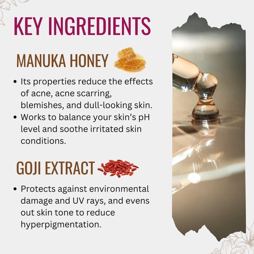 Bee Venom Face Serum for Face and Neck with Manuka Honey, Goji Extract and Vitamin E | Plant Based Formula | Carefully formulated to keep your skin young and healthy!