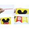 Mickey Birthday Party Banner, Mickey Style Bunting, Mickey Themed Birthday Party Supplies