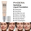 PHOERA Hydrating Serum Foundation,Hypoallergenic Flawless Soft Full Coverage Hydrating Foundation.(N03 Buff Beige)