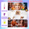 36 Color Washable Finger Paint Set,Kids Funny Fingers Painting with Book,Art Drawing Supplies for Painting DIY Crafts,Gifts,Early Learning