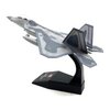 ZEZEFUFU 1:100 US F22 Raptor Stealth Fighter Model Fighter Attack Plane Military Model with Display Stand