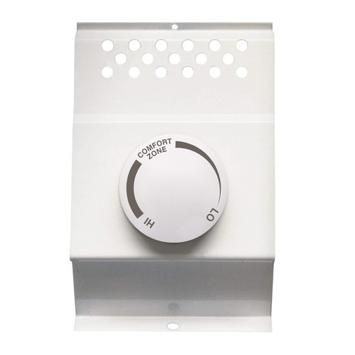 Cadet Single Pole Built-In Thermostat Kit for Electric Baseboard Heaters (Model: BTF1W), 22 Amp, White