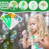 48 Pieces Bubbles Party Favors for Kids Soccer Bubble Wands Sports Party Favors Mini Bubble Wands Soccer Goodie Bags Stuffer Classroom Prizes Birthday Gifts (Soccer)