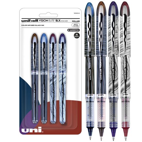 Uni-Ball Rollerball Pen - Smooth-Flowing Ink System for Consistent Writing Experience