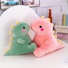 DUANMUL Cute Fat Dinosaur Plush Toys, Soft Stuffed Animals Toys Dolls, Dino Plushies, Cute Birthday Gifts for Kids Girls Boys (Green,8in)