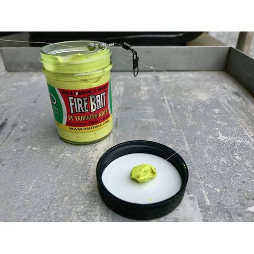 Pautzke American Wildfire Fire Bait, UV-Enhanced Trout Fishing Bait, Glitter-Infused Dough Bait, Highly Effective Trout Fish Bait, User-Friendly Trout Attractant, 1.5 Oz