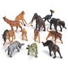 BRETOYIN Mini Prehistoric Mammals Animals Toys Set 12PCS Animal Figures Wildlife Figurines Woolly Mammoth Saber-Toothed Tiger Model Dire Wolf Figure Kids Birthday Gift