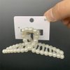 100 Pcs White Hair Accessories Holder - Display Cards for Bows, Hairpins, Clips, Barrettes in Packing Paper Cardboard