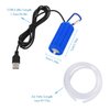 Useekoo USB Aquarium Air Pump, Ultra Durable & Quiet USB Nano Air Pump, Small Air Bubbler for Aquarium Fish Tank with Air Stone and Silicone Tube - Dark Blue