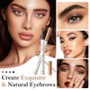 Eyebrow Pencil,Light Brown 4 Point Microblading Eyebrow Pen,Smudge-Proof Liquid Eyebrow Pencil with Micro-Fork Tip Long Lasting Brow Pen To Create Exquisite and Natural Eyebrows By Aaiffey(01#)