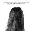 Stretchy Double Comb Hair Clip Adjustable Elastic Hair Comb Elastic Magic Beads Elastic Hair for Hair Tools Hair Comb for Women Curly Thick Wavy Hair