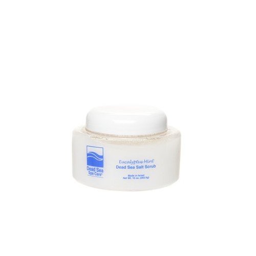 Body Scrub, 10 oz Eucalyptus/Mint Dead Sea Salt Scrub, Dead Sea Spa Care