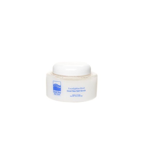 Body Scrub, 10 oz Eucalyptus/Mint Dead Sea Salt Scrub, Dead Sea Spa Care