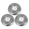 SweetLF 3 Pcs Replacement Shaver Head Blade Cutters IPX7 Waterproof Electric Razor Wet & Dry 3D Men’s Rotary Shaver SW-BC09