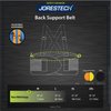 JORESTECH Comfortable Back Support Belt Black color (XL)