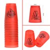 SEISSO Stack Cups, Stacking Cup Set Classic Speed Training Stack Game Toys for Boys Girls Kids Stacking Cups (12 Pack Red)