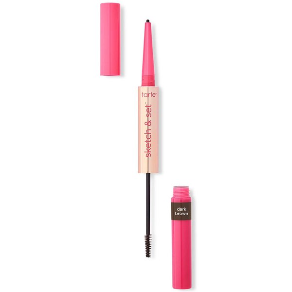 tarte Sketch & Set™ Brow Pencil and Tinted Gel Dark Warm Brown