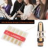 Clarinet Reed 2.5, Bb Clarinet Reeds Strength 2.5 with Plastic Case, 2.5 Clarinet Reeds, Pack of 10
