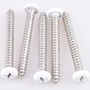 60 pcs # 8 X 1 1/2" White Screws White pan Head Machine Screws White rv Screws Twinfast Thread Cargo RV Zinc Plated Corrosion Resistance #2 Phillips Bit with Screw Bit
