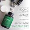 Ultra Micronized Palmitoylethanolamide (Pea) Supplement - 1500 MG Per Serving - Highly Purified & Bioavailable - 90 Capsules - Natural Support for Men and Women