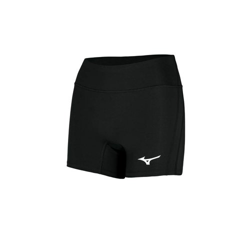 Mizuno womens Elevated 4" Inseam Volleyball Shorts, Black, XX-Small