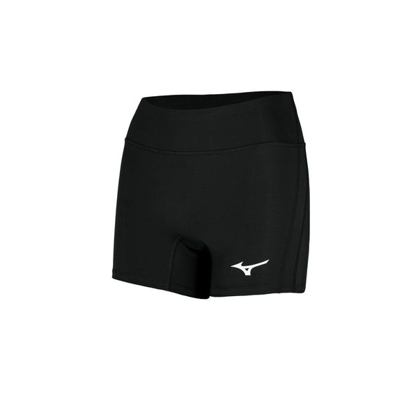 Mizuno womens Elevated 4" Inseam Volleyball Shorts, Black, XX-Small
