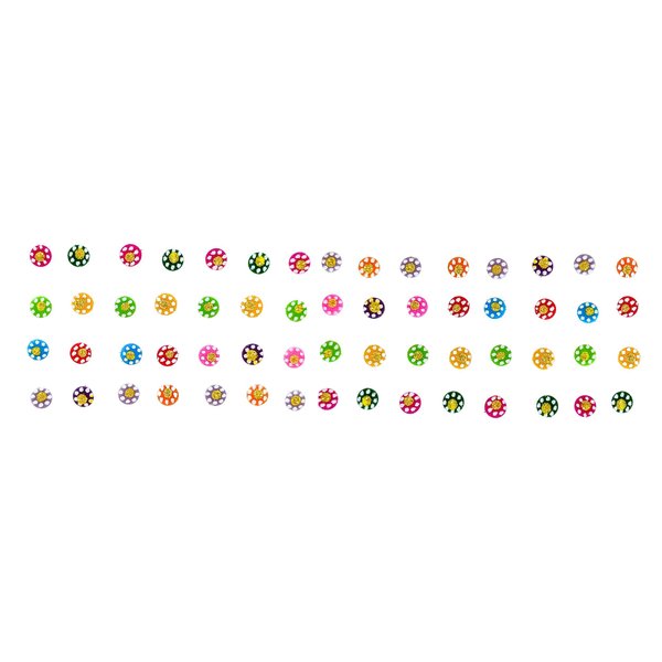 Multi color | glittered Kumkum Bindi for Women's | glittered Stone studded Kumkum Bindi,Sticker Bindi, Small Bindi, Tikka for Women’s