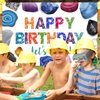 Balterever Geology Birthday Party Decorations for Boys and Girls Crystal Themed Birthday Party Decorations Geology Birthday Party Banner Backdrop for Rocks Geology Birthday