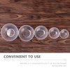 FOMIYES 30pcs Face Mixing Bowl Homemade Facial Bowl DIY Face Applicator Cosmetics Supplies Spa Beauty Tool for DIY Massage Body Transparent S
