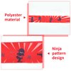 WANGDEFA Ninjas Party Favors, 24 Piece Ninjas Headband for Karate, Halloween, Birthday Parties, Red