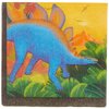Amscan 509766 Prehistoric Dinosaurs Beverage Napkins, 16 pcs, Party Favor