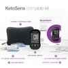 KetoSens Blood Ketone Monitoring Starter Kit: Ideal for Keto Diet with App. Includes 1 Meter, 10 Ketone Test Strips, 10 Lancets (30G), 1 Lancing Device & 1 Case