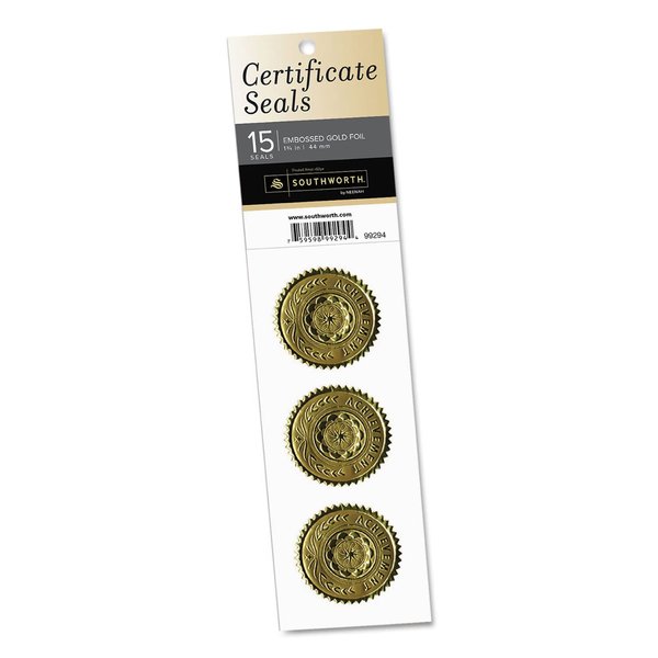 Southworth® Award/Certificate Seals, Gold, Pack of 15