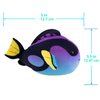 zhuzhu (Mandarin + Blue Tang Fish 2-Pack C | Stuffed Animals with Motor Inside | Robotic Fish Toys Suitable for Ocean Party Favors | Batteries Required