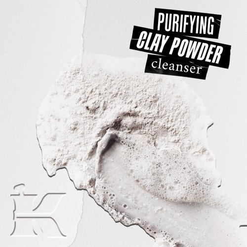 Kiehl's Rare Earth Deep Pore Minimizing & Polishing Powder Cleanser, Face Wash for Oily Skin, Refines Skin Texture, Reduces Excess Oil, with Amazonian White Clay & Alpha Hydroxy Acids - 3.5 fl oz