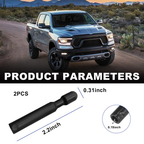 Suvnie 2 PCS Car Door Lock Knobs, Auto Interior Door Lock Pull Knob Control Post Pin Replacement Compatible with F-150, OEM Number FODZ-5421850-A, Vehicle Part Replace Accessories